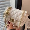 This year's trendy diamond embroidered thread small square bag women's 2025 summer new trendy foreign style fashion chain messenger bag
