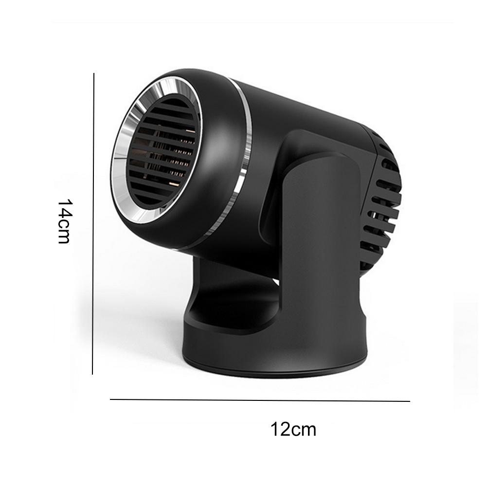 Электрический нагревательный вентилятор 12 В, лобовое стекло, размораживание, обогреватель, очистка воздуха, низкий уровень шума для зимних автомобильных аксессуаров