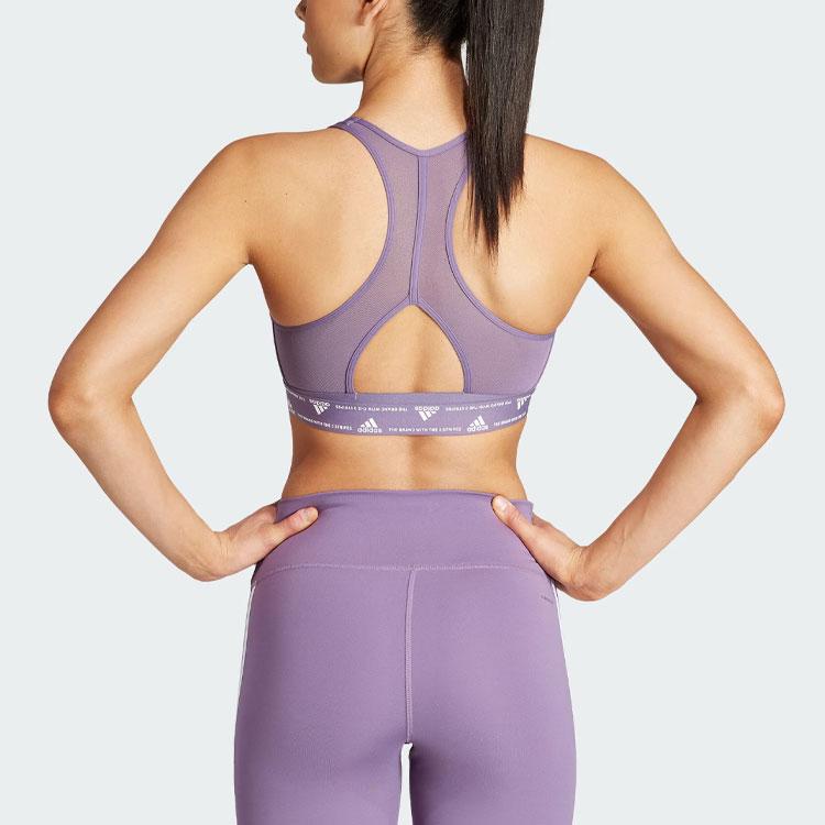 adidas Спортивное нижнее белье женское темно-серо-фиолетовое умеренное HZ8606
