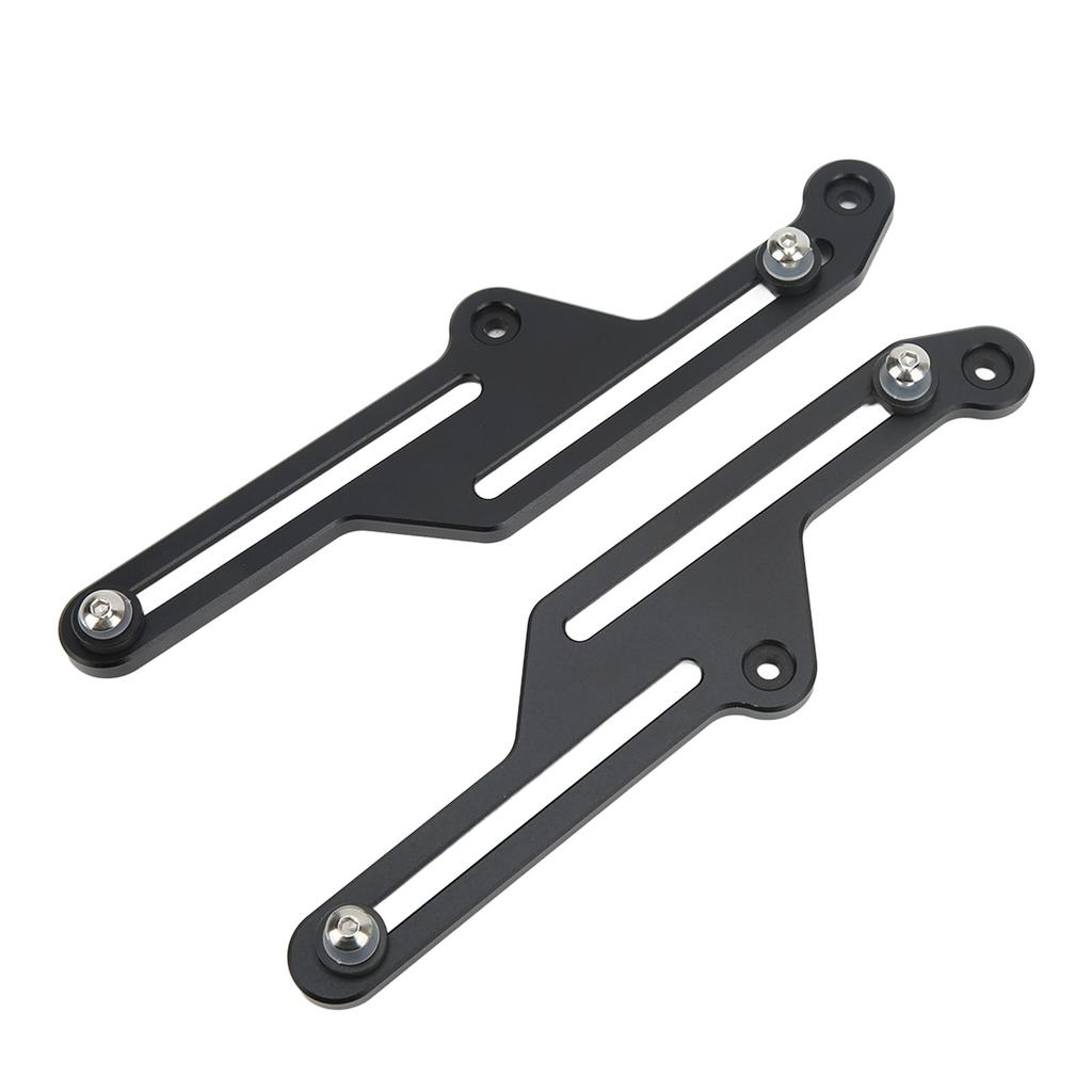 Pair Motorcycle Adjustable Windshield Bracket Anodized Black Replacement for Tenere 700 XT700Z