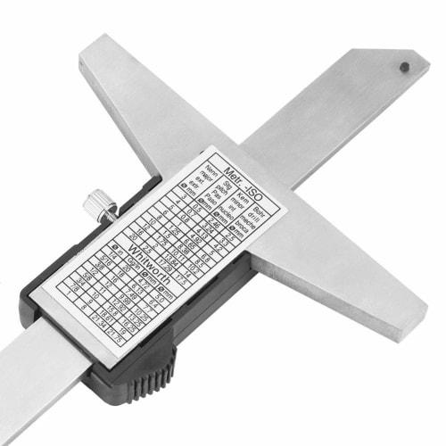 Mxtech Vernier Caliper Gauge Vernier Measuring Tool 0-150mm Stainless Steel Vernier Caliper, 0.01mm Digital Depth Gauge, High Precision for Daily Use