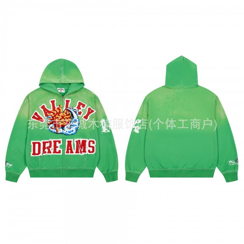 2026 SS Mens Oversized Hooded Sweatshirt With Embroidered Patch Distressed Washed Cotton Loose Fit Streetwear