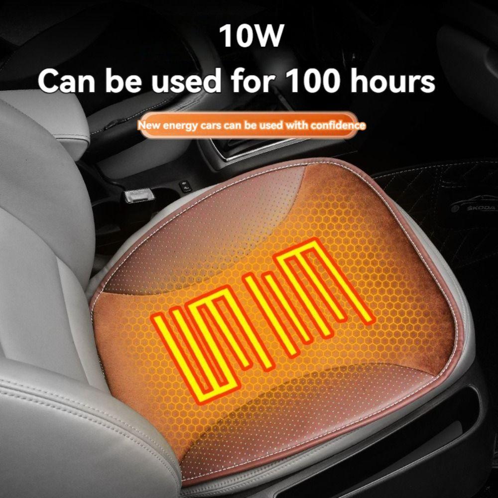 3-level Graphene Heated Seat Pad Rapid Heating Auto Seat Warmer Non-slip Winter Chair Cushion Home