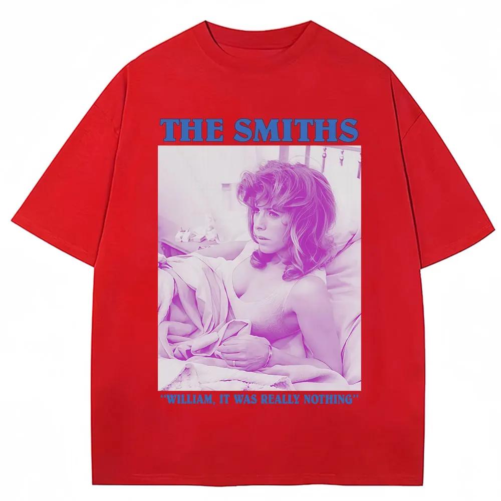 Rock Band The Smiths It Was Really Nothing Футболка Мужская Женская Мода Хип-Хоп Винтажные Футболки Свободная Хлопковая Футболка С Круглым Вырезом Подарки