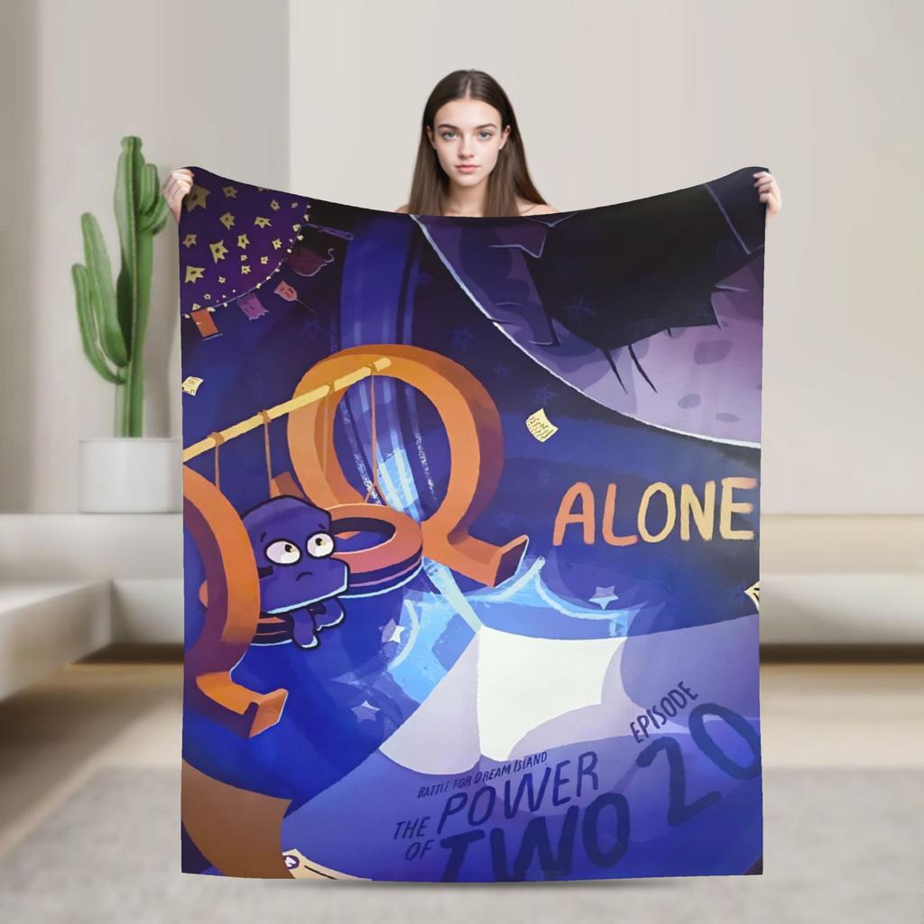 Cute Fan BFDI Animated Blankets Wool Funny Warm Throw Blanket for Chair Covering Sofa Autumn/Winter