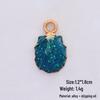 Korean Alloy Pearlescent Seashell & Starfish Pendant for DIY Jewelry Accessories
