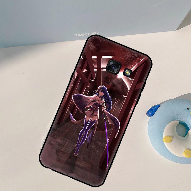 Чехол Genshin Impact Райдэн Сёгун для Samsung Galaxy M56 M13 M33 M53 M15 M35 M55 M06 M16 M36 M31 M12 M32 M52 M14 M34 M54