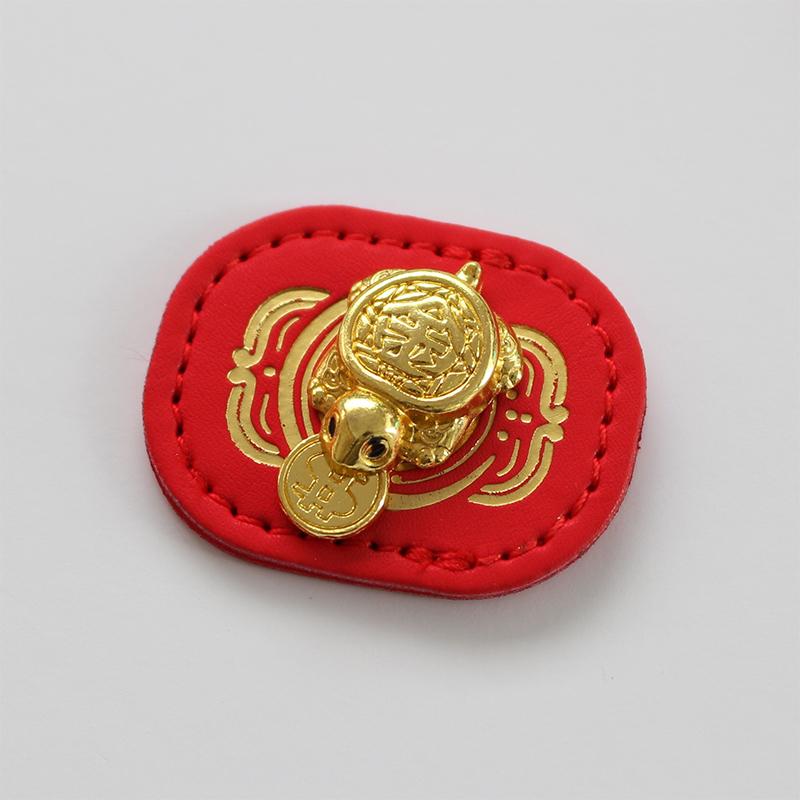 Фэншуй Брелок-талисман в виде счастливой черепахи, Черепаха, приносящая деньги, Декор с надписью "Ежедневное богатство" для долголетия и финансовой стабильности