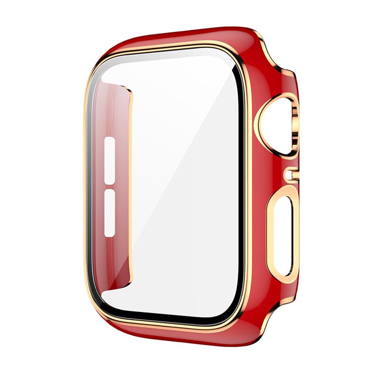 Чехол для Apple Watch 45мм 41мм 44мм 40мм 42мм аксессуары Защитное стекло для экрана iWatch series 9 7 8 5 6 SE 3 4