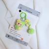 Mini Doll Keychain Cartoon Cute Three-Dimensional Doll Pendant Backpack Decoration Accessories Car Key Ring Gifts