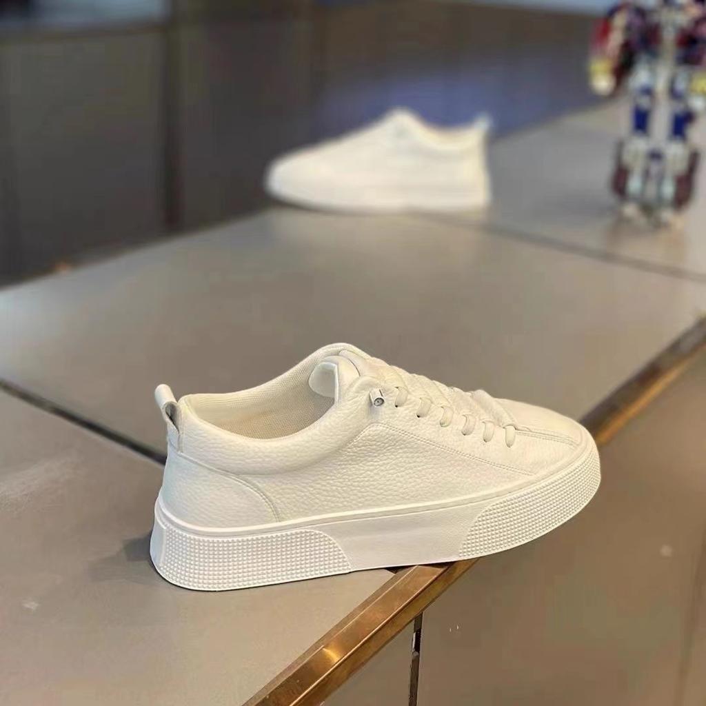 Board Shoes Men's Summer New Low-top Sports and Leisure Shoes, Simple White Shoes, Fashionable Korean Version of White Foot Shoes, Men's Shoes