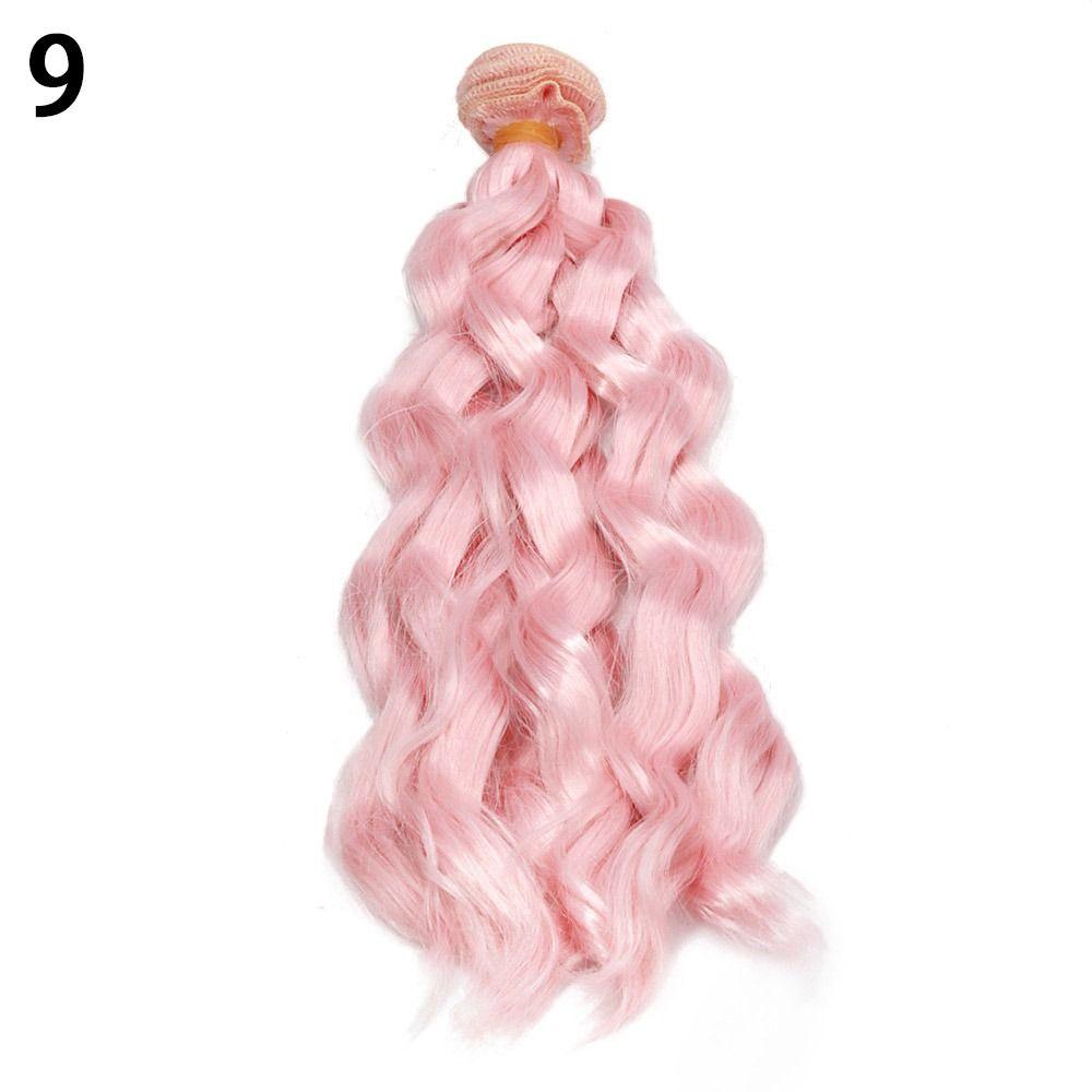 1PC Hot Synthetic Fiber 20cm Doll Wigs Wig Hair Long Straight DIY Dolls Accessories