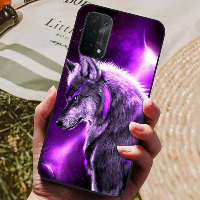 Чехол для Oppo A54 5G Силиконовая задняя крышка Чехол для телефона для Oppo A54 5G CPH2195 Чехлы Мягкий бампер coque для OPPOA54 A 54 5G 6,5 дюйма