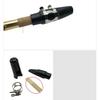 Professional E-flat Alto Saxophone Accessory Set, Protective Cover, Ligature Fasteners, Mouthpiece, and Reed