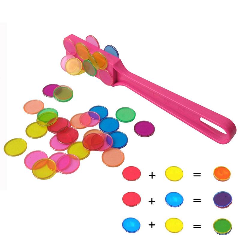 Transparent Circular Magnetic Rod Teaching Aids For Children'S Early Education Mathematics Enlightenment Addition And Subtractio