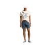 Polo Ralph Lauren Letter And Number Print Crew Neck Short Sleeve T Shirt Men Tops Washed-White MNPOTSH1N822063-100