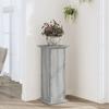 VidaXL Plant Stand Sonoma Grey 33x33x80 Cm Engineered Wood 852974
