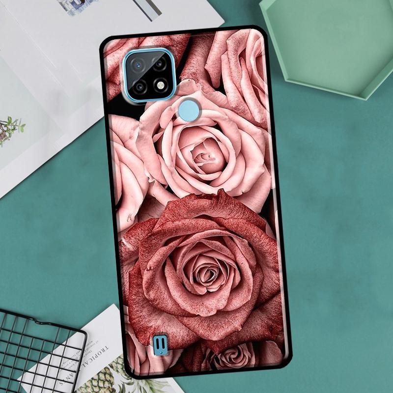 Love Rose Gold Style For Realme GT Neo 2 3 Master 8i 9i 8 9 Pro Plus C35 Case For OnePlus 9 10 Pro 9R 10R Nord2