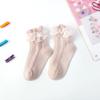 Cotton Lace Ruffle Princess Mesh Socks for Infant Baby Girls Children White Pink Newborn Socks Kids Short Sock Little Girl Socks