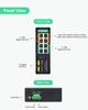 LINOVISION промышленный полногигабитный неуправляемый коммутатор с SFP 1000 Мбит/с BT90W PoE резервный источник питания POE-коммутатор на DIN-рейку для PTZ-монитора, подходящий для выставления счетов
