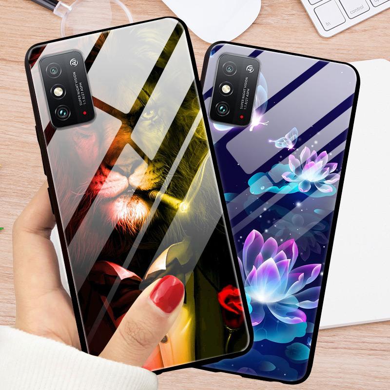 Закаленное Стекло Чехол для Honor Magic5 Lite 5G Крышка Роскошная Жесткая Задняя Крышка для Huawei Honor Magic 5 Lite Чехлы Защитные Модные