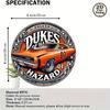Винтажная круглая алюминиевая табличка Duke Exploration
