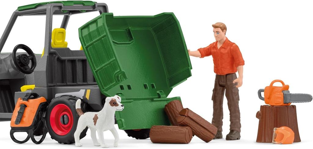 Schleich Farm World 4WD Truck and Forest Work 42659
