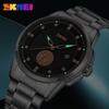 Мужские часы Водонепроницаемые люминесцентные календарь Бизнес кварцевые часы Бриллиантовые простые мужские часы
