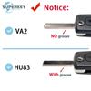 Модифицированный Для Citroen C2 C3 C4 C5 Berlingo Для Peugeot 107 207 307 307S 308 407 607 Складной Брелок для Автомобиля Корпус Чехол Обложка