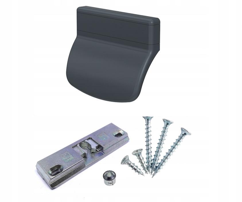 Balcony Latch with Window Door Handle Anthracite