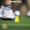 15pcs Simulator Men Plastic Golf Ball Nail Professional Golf Mat Tees Training