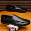 Натуральная кожа Дышащие Слипоны Мужские Туфли для Вождения Роскошный Бренд Итальянские Мужские Лоферы Мужская Повседневная Обувь Мокасины Chaussure Homme
