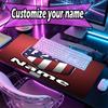 Custom Name Personalized football team Pattern Mousepad, Laptop PC Desk Mat, Decorative Desk Mat for Home Keyboard Pad Gift