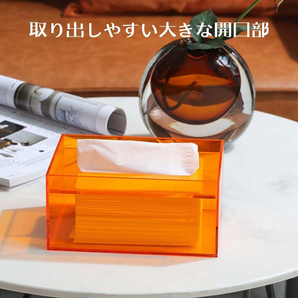 Itisyou Tissue Case, Acrylic Tissue Box Holder, Napkin Dispenser, Wipes Case, Kitchen Storage Box, Desktop Organizer, Home Living Room Decor