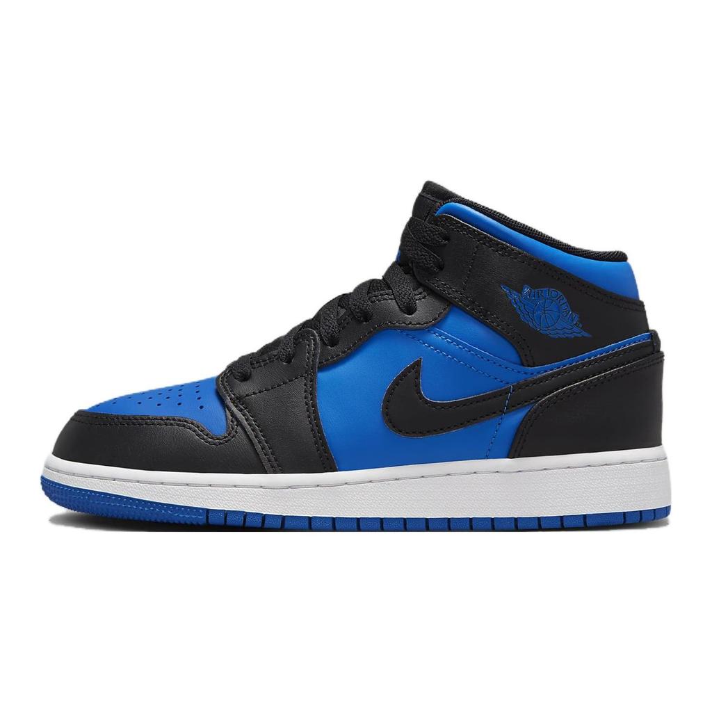 Jordan 1 Mid Black Royal Blue GS DQ8423-042