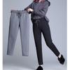 Winter Warm Velvet High Waist Sweatpants Pencil Pants Solid Elastic Thicken Fleece Jogger Pants Women Cotton Trousers Women's