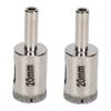 2Pcs 20mm Diamond Drill Bit Round Shank Hole Saw Opener Kit for Glass Marble Ceramic Tile