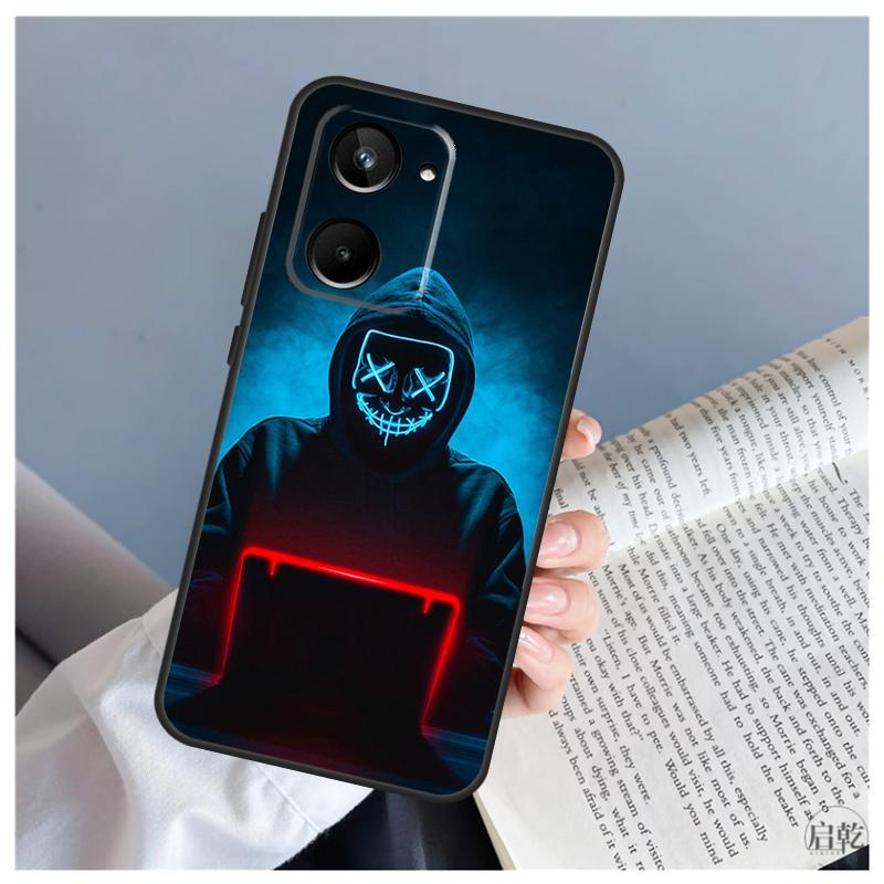 Matrix Hacker For Realme C61 C63 C71 C55 C67 C51 C75 C65 C53 C35 11 12 13 14 Pro Plus GT6 GT7 15 Pro Case