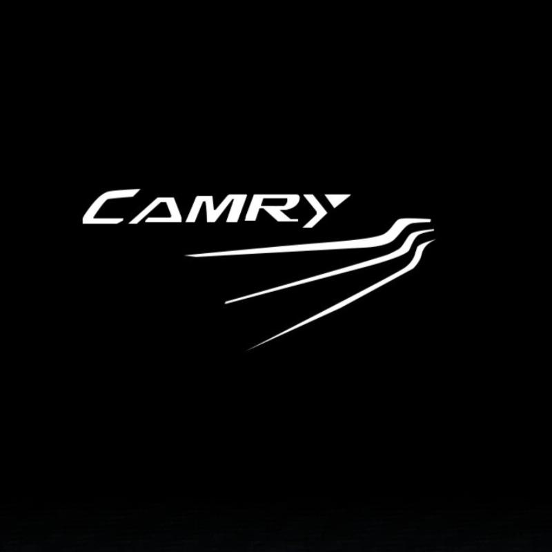 VTSJ3 2/4Pcs LED Car Door Welcome Lights Projector Ghost Shadow for Toyota Camry Highlander Land Cruiser Reiz Exterior Accessories