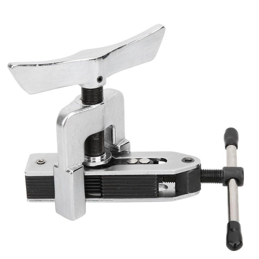 Развальцовочное устройство для кондиционирования воздуха 3/16 дюйма - 3/4 дюйма (4-19мм) Разрезанная медная труба Универсальный инструмент для развальцовки тормозных трубок Устройство для развальцовки тормозных трубок