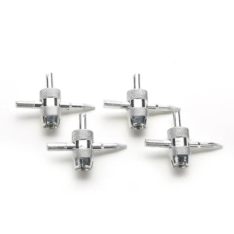 4 шт. Инструменты для снятия сердечника клапана шины/4-ходовой отвертка для шин легковых и грузовых автомобилей инструмент для снятия сердечника клапана