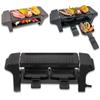 OMNI Yakiniku Oil Single Person Yakiniku Yakiniku Hot Yakiniku Cooking Kitchen Single Person Yakiniku Plate Black 2-Tier Plate, Electric, Drops,