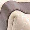 Used BVLGARI Logo Mania Tote Bag Tote Bag canvas leather Beige Brown Used Women