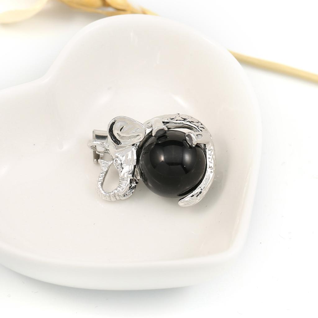 Ожерелье, кулон из натурального камня, агаты/розовый кварц, кулон в форме слона, подвески, изготовление ювелирных изделий, ожерелье, браслет, аксессуары