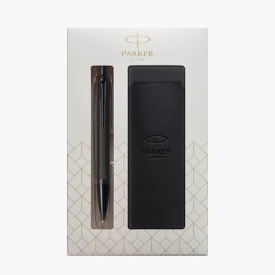 PARKER IM Матовый черный BT Шариковая ручка Средняя с карандашом Подарочная коробка Официально 2127897Z V1d Ручка, Перо, На масляной основе, Чехол, Набор, Импортный,
