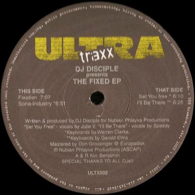 12-дюймовая пластинка DJ DISCIPLE - The Fixed EP ULTX002 Ultra Traxx 1997 US Dance & Electronica Б/У