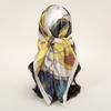 Retro Temperament, Elegant Imitation Silk Soft Silk Scarf for Women  New and Versatile Style  Gauze Scarf Decorative Bag  Hairband Small Square Scarf
