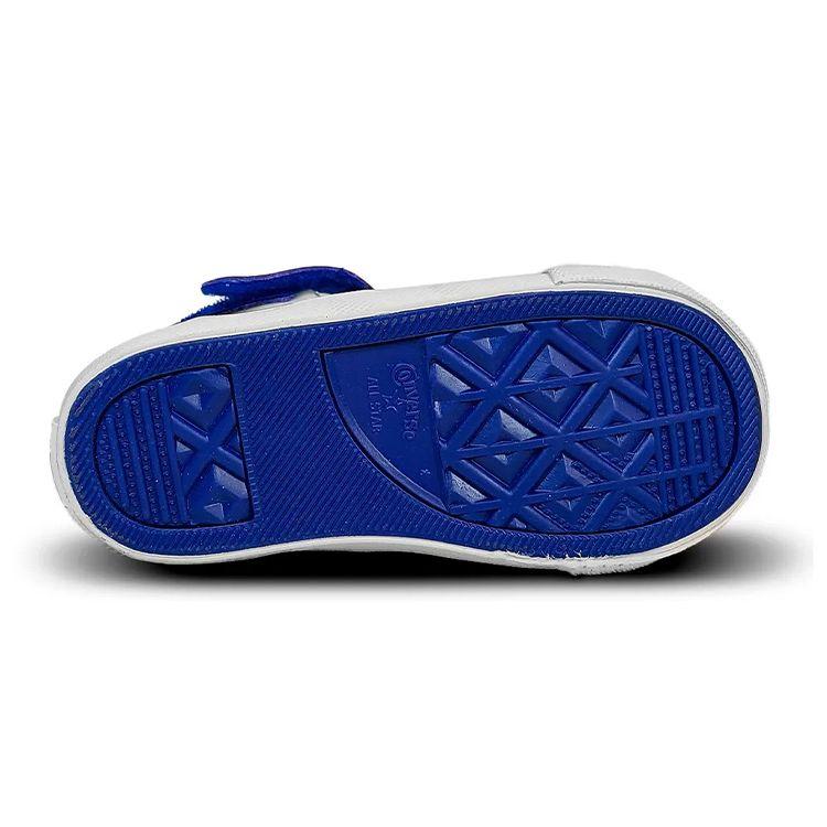 Converse Pro Blaze Strap Повседневные высокие детские кеды для скейтбординга Детские кроссовки Серо-синие 772124C