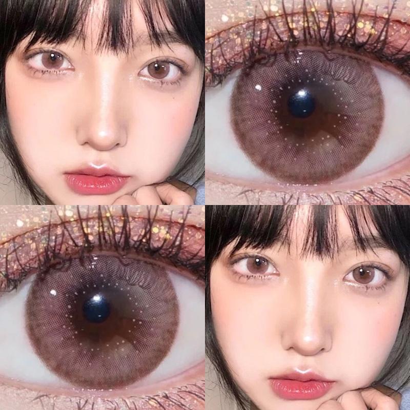 Контактные линзы MillCreek 14,5 мм, большие, красивые, черные, кукольные глаза, 2 шт./1 пара, натуральные, для ежегодного использования, для студентов и женщин, универсальные