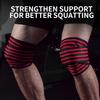 1шт фитнес-ремни под давлением тренажерный зал поднятие тяжестей приседания тренировки эластичные бинты ноги колено компрессионные бинты